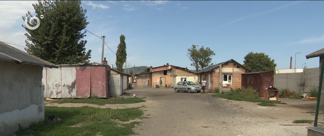 Settlement where Roma and Police Clashed